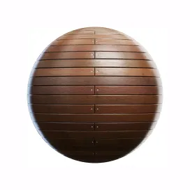 Wooden planks fence 2